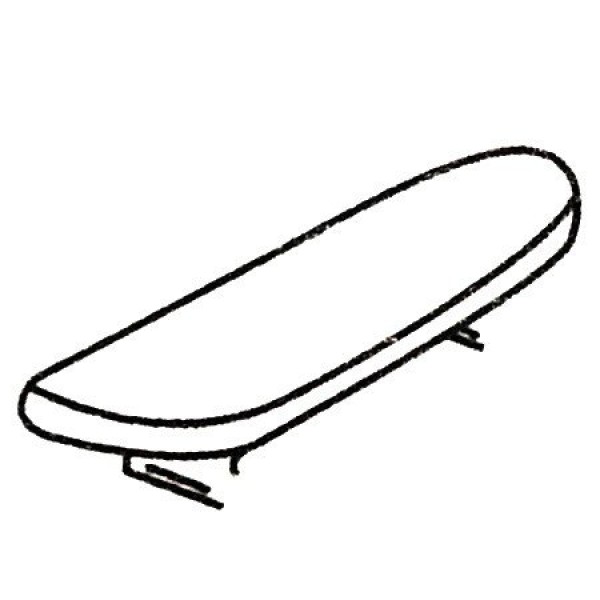 A complete collection of skateboard simple drawings and drawing steps