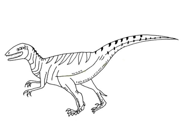 Eoraptor simple strokes picture