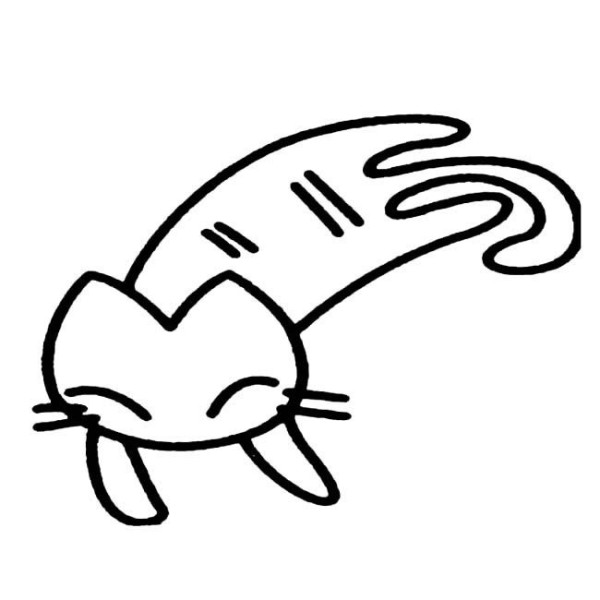 Complete collection of simple drawings of kittens, simple drawings of cartoon kittens