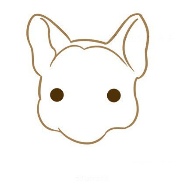 French bulldog simple drawing tutorial