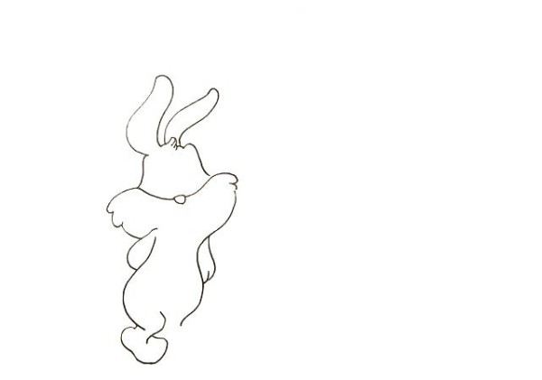 Simple drawing tutorial: Draw a little rabbit who wants to eat carrots