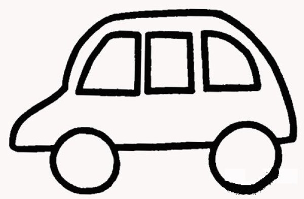 How to draw a car with simple strokes