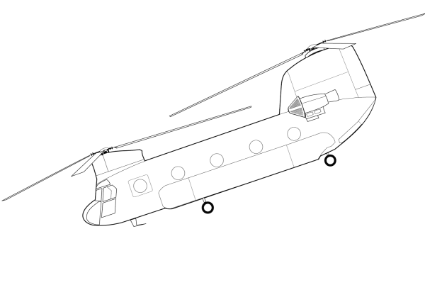 Boeing CH-47 Chinook helicopter