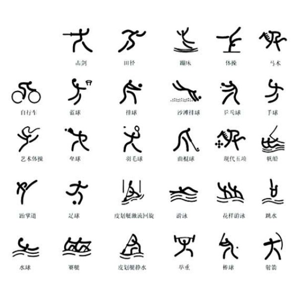 Olympic Games Pictures Simple Drawings of Olympic Sports Logo