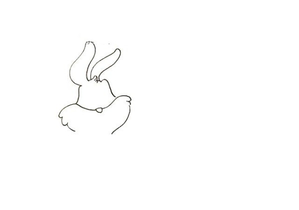 Simple drawing tutorial: Draw a little rabbit who wants to eat carrots