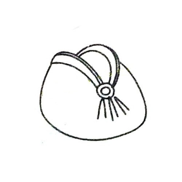 Simple drawings of various bags