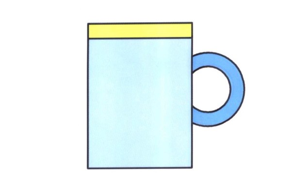 How to draw a cup with simple strokes