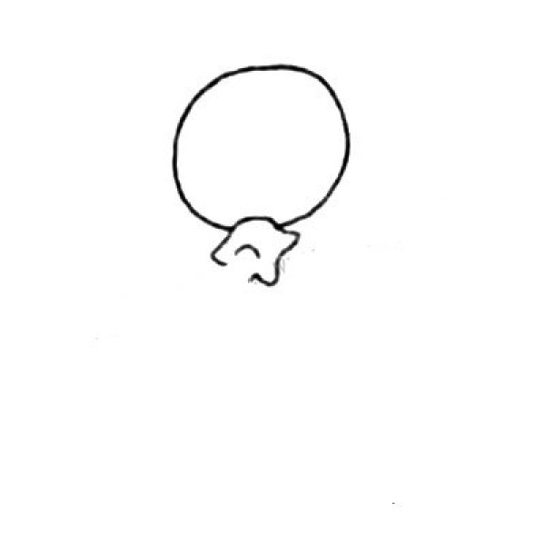 How to draw Q version of lollipop with simple strokes