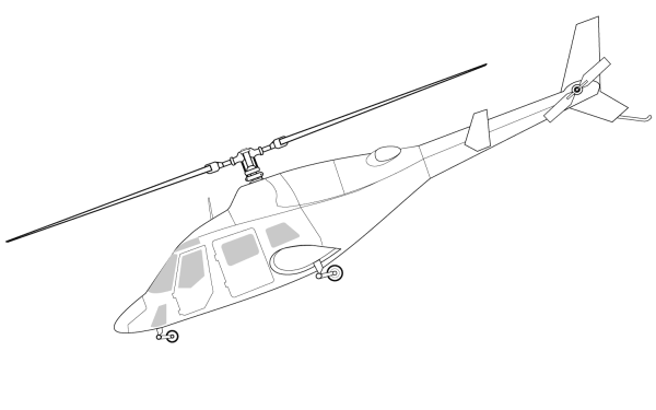 Bell 222 helicopter