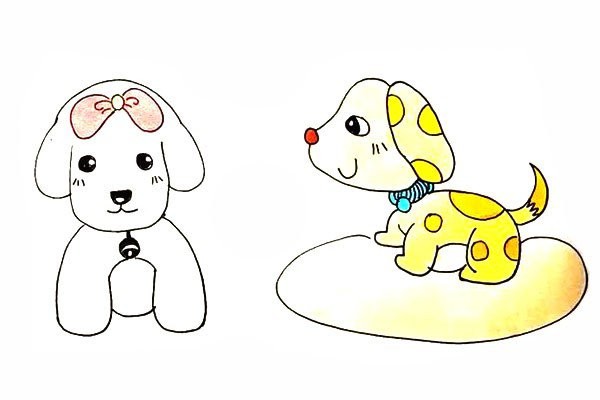 How to draw a cute puppy