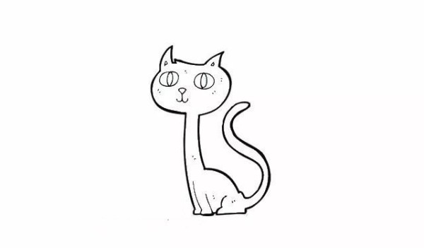 Simple drawing tutorial: How to draw a cat