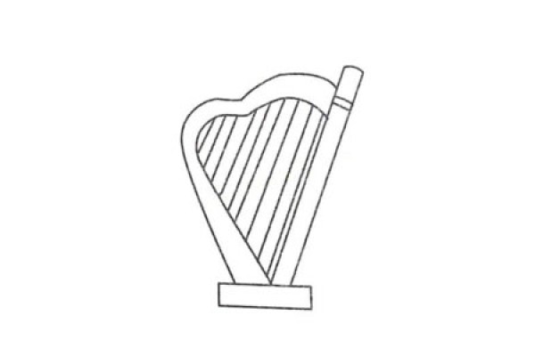 Simple strokes of harp