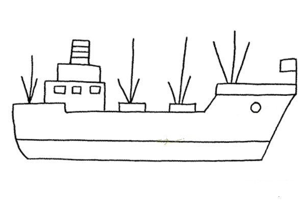 Simple ship drawing