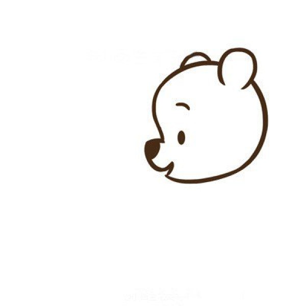 Winnie the Pooh and Piglet Simple Drawing