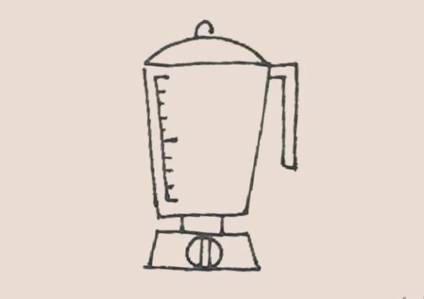 Simple drawing of juicer