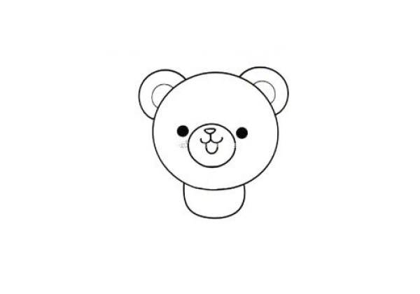 Draw a cute little bear in five simple steps