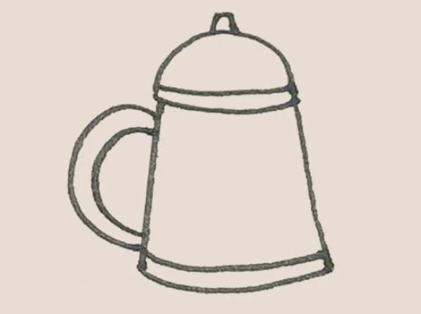 Simple drawing of kettle