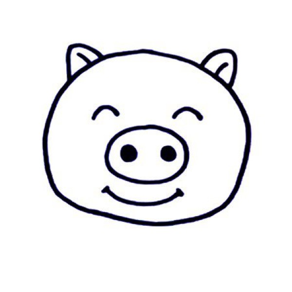 Learn to draw a pig video tutorial