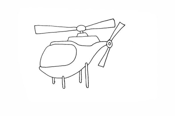 How to draw a helicopter