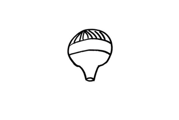 How to draw a hot air balloon