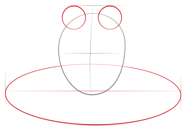 How to draw a frog with simple strokes