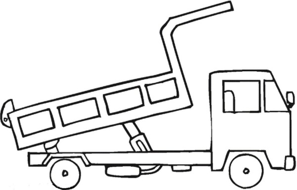 truck transporting goods