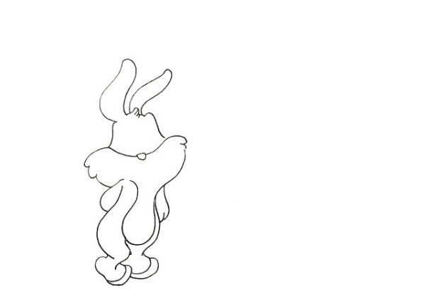 Simple drawing tutorial: Draw a little rabbit who wants to eat carrots