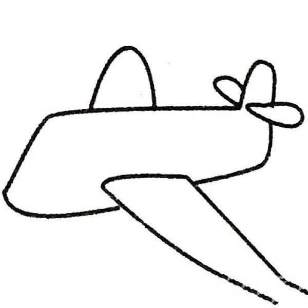 Complete collection of airplane simple drawings and drawing steps