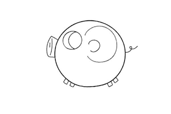 How to draw a cute piggy balloon in just a few simple steps