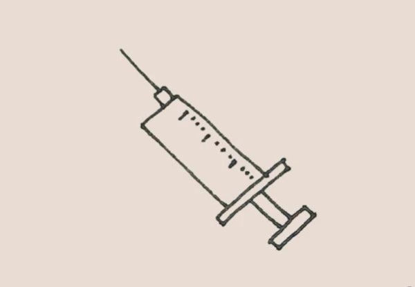 Simple drawing syringe