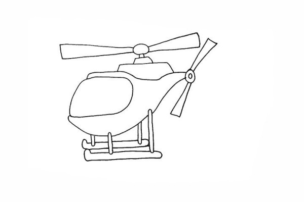 How to draw a helicopter