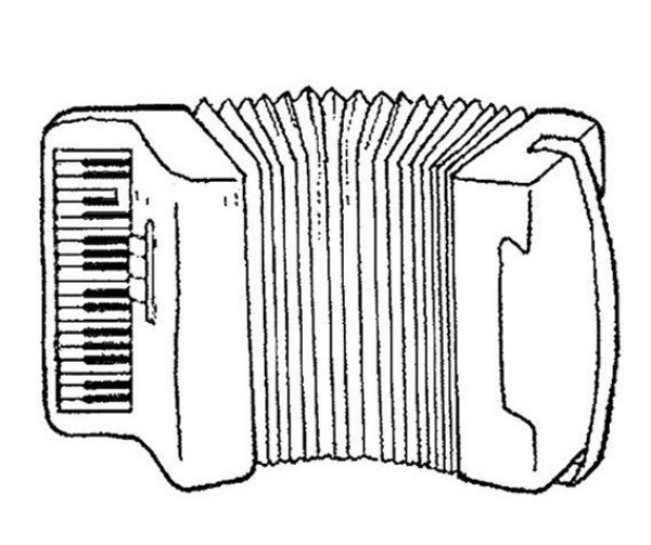 Accordion simple strokes picture