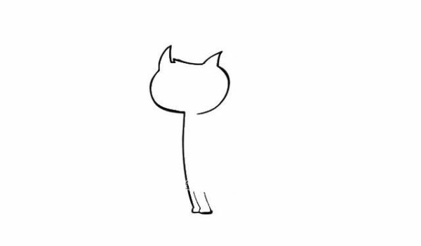 Simple drawing tutorial: How to draw a cat