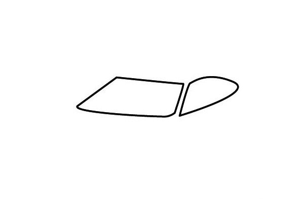 Draw a cool simple drawing of a Porsche sports car in just a few steps