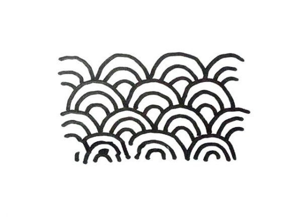 6 simple drawing pictures of waves