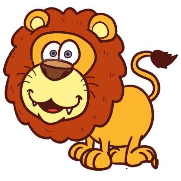 Cartoon lion simple drawing tutorial