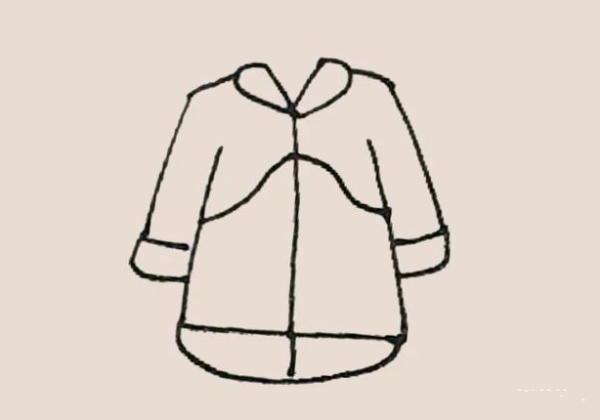 Simple strokes of New Years cotton-padded jacket