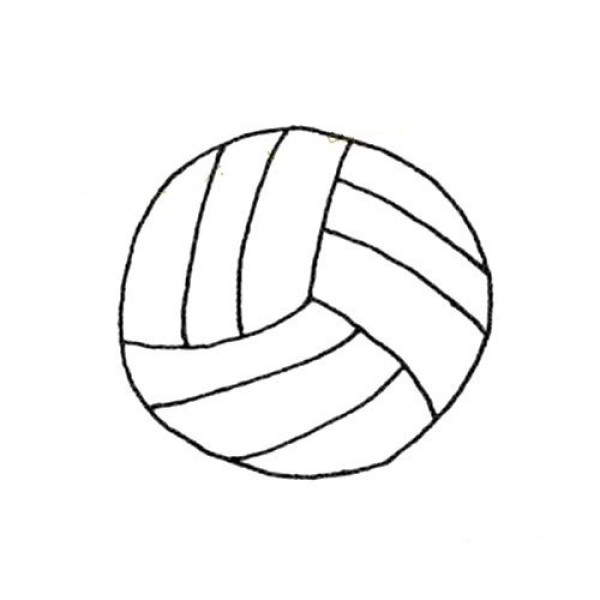 Volleyball simple strokes pictures