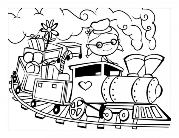 Train Pictures Toy Train Simple Drawing Pictures