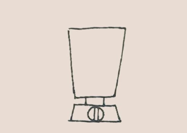 Simple drawing of juicer