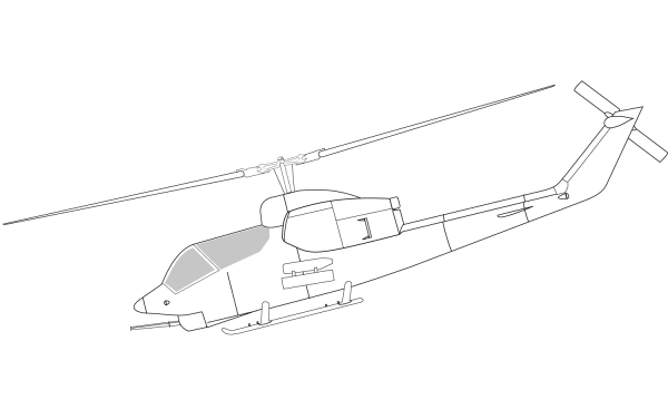 Bell AH-1J SeaCobra helicopter