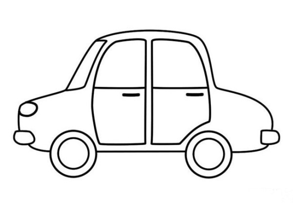 Simple and easy to draw car