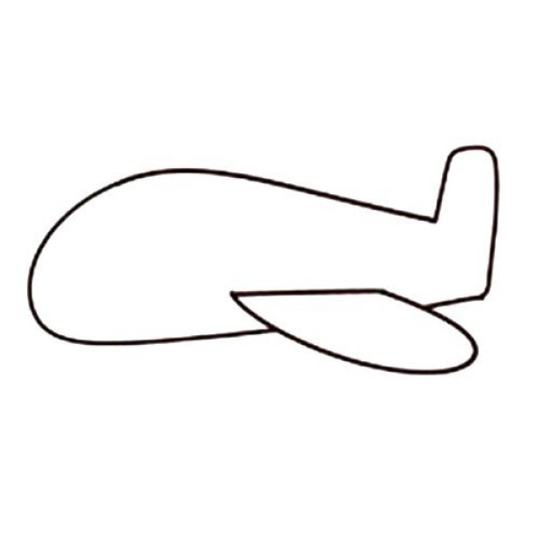 Super cute airplane simple drawing tutorial