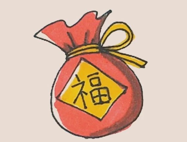 Simple drawing lucky bag