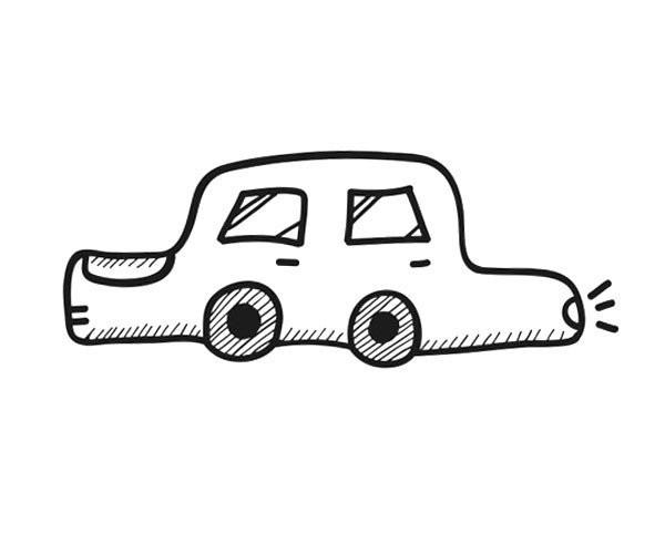 Simple car drawing