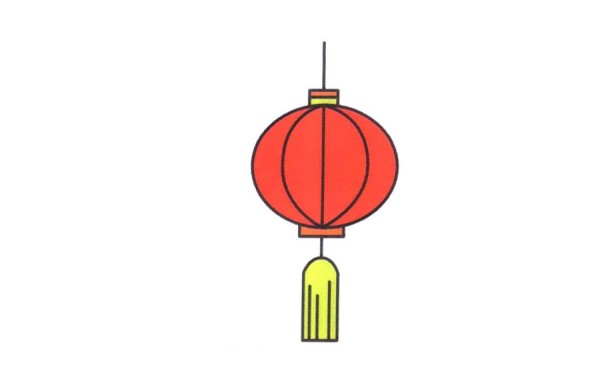 How to draw holiday lanterns with simple strokes