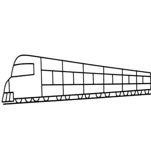 Childrens simple drawing pictures Simple train drawing