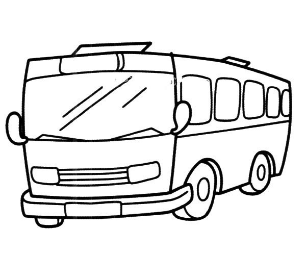 Teach you how to draw a bus