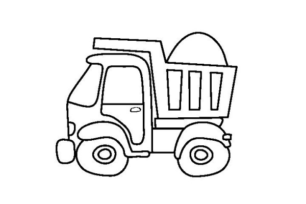 Dump truck coloring pictures