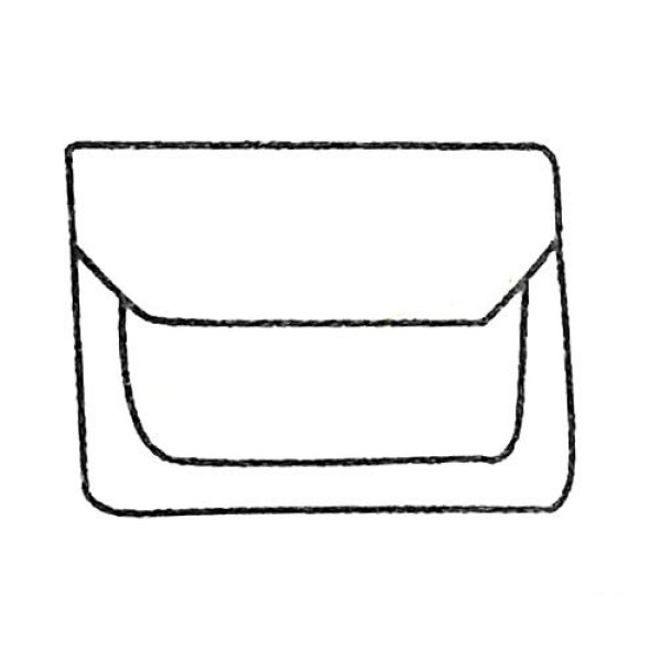 A complete collection of simple drawings of bags and drawing methods